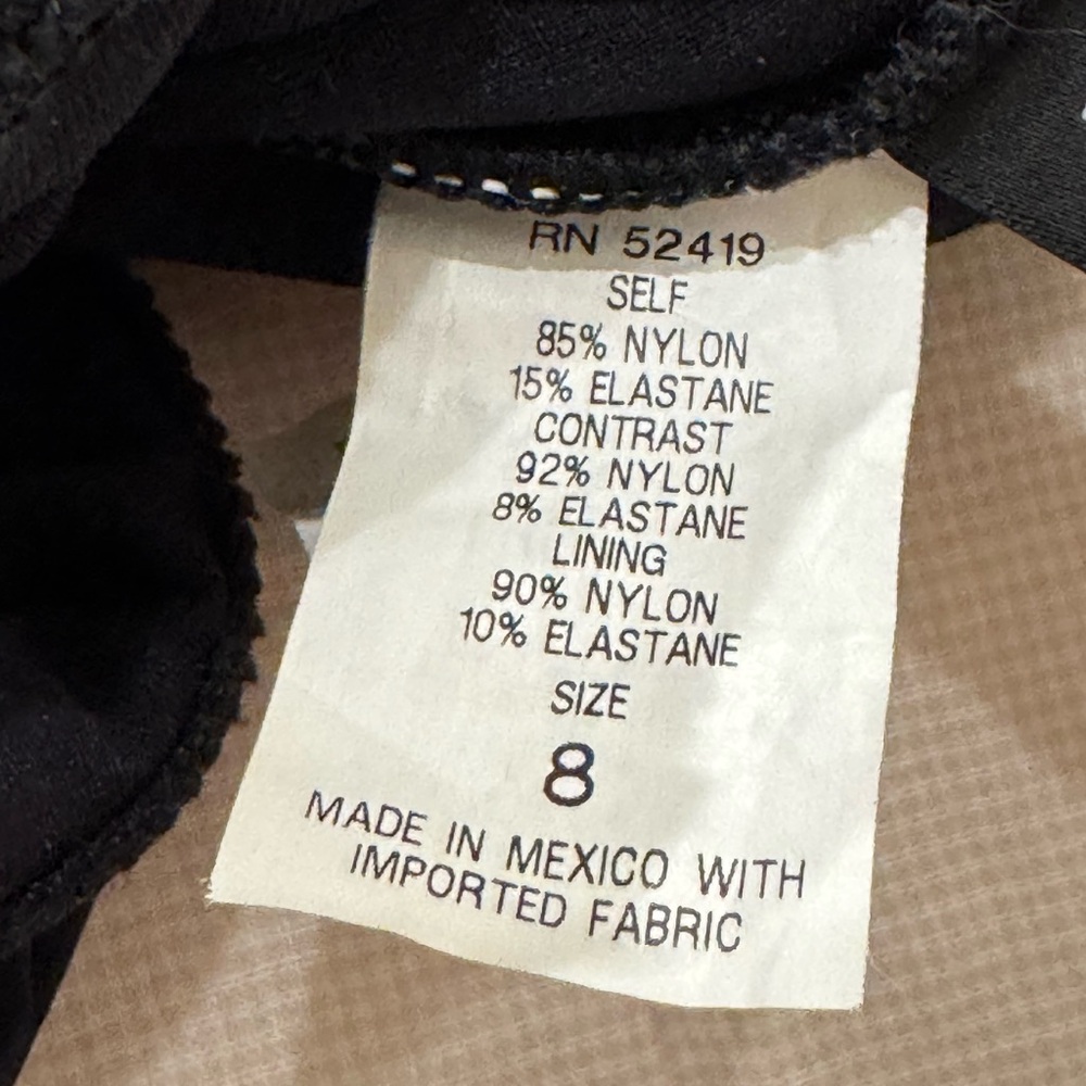 La Blanca beautiful black One Piece Swim Suit Dress size 8  flattering - Picture 6 of 6